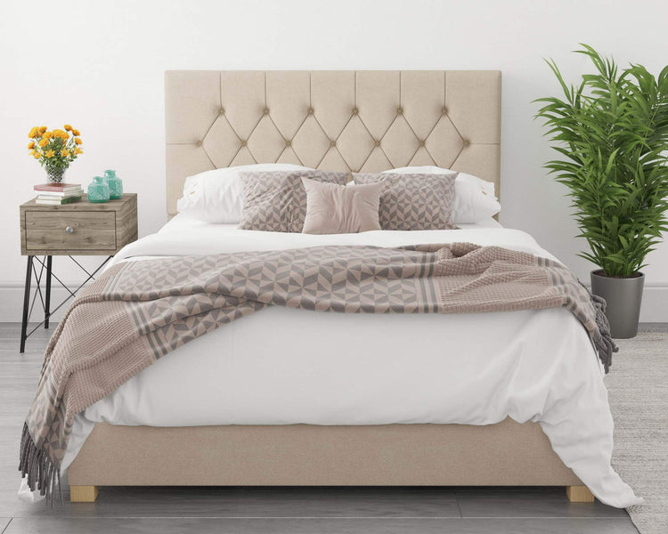 Better Finchen Beige Ottoman Bed