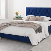 Better Finchen Blue Ottoman Bed