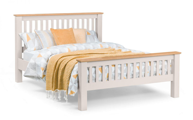 Julian Bowen Richmond Grey And Oak Bed Frame