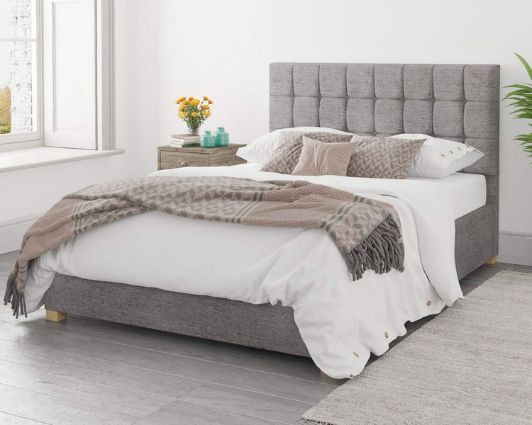 Better Cheshire Charcoal Grey Ottoman Bed
