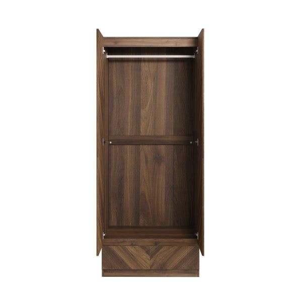 GFW Catania 2 Door 1 Drawer Wardrobe
