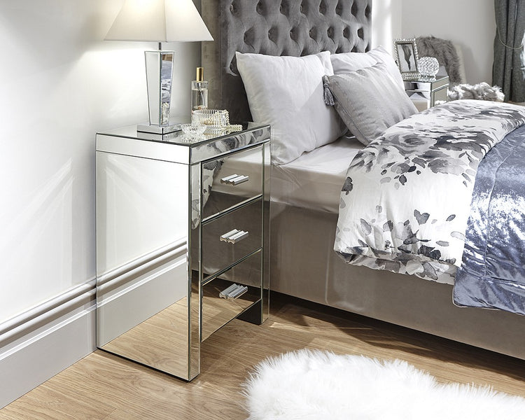 GFW Venetian 3 Drawer Bedside