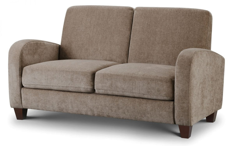 Julian Bowen Vivo 2 Seater Sofa Mink Chenille-Better Bed Company