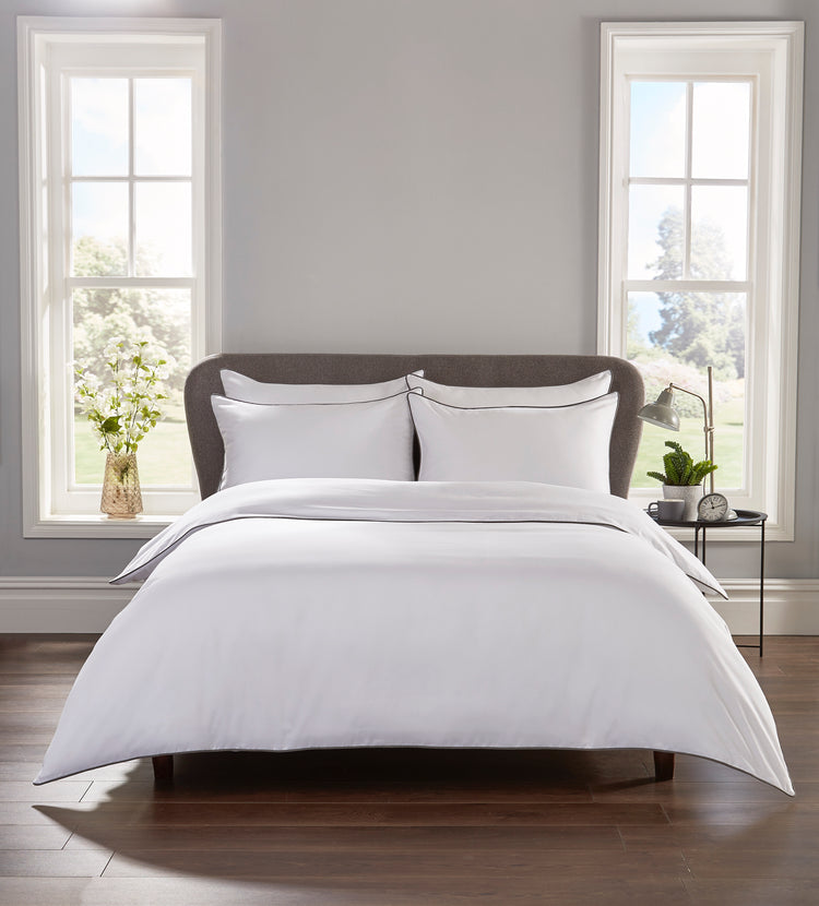 400 Thread Count Piped Edge Duvet Set