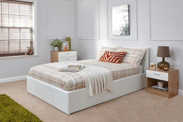 GFW End Lift Leather Ottoman Bed-Better Bed Company