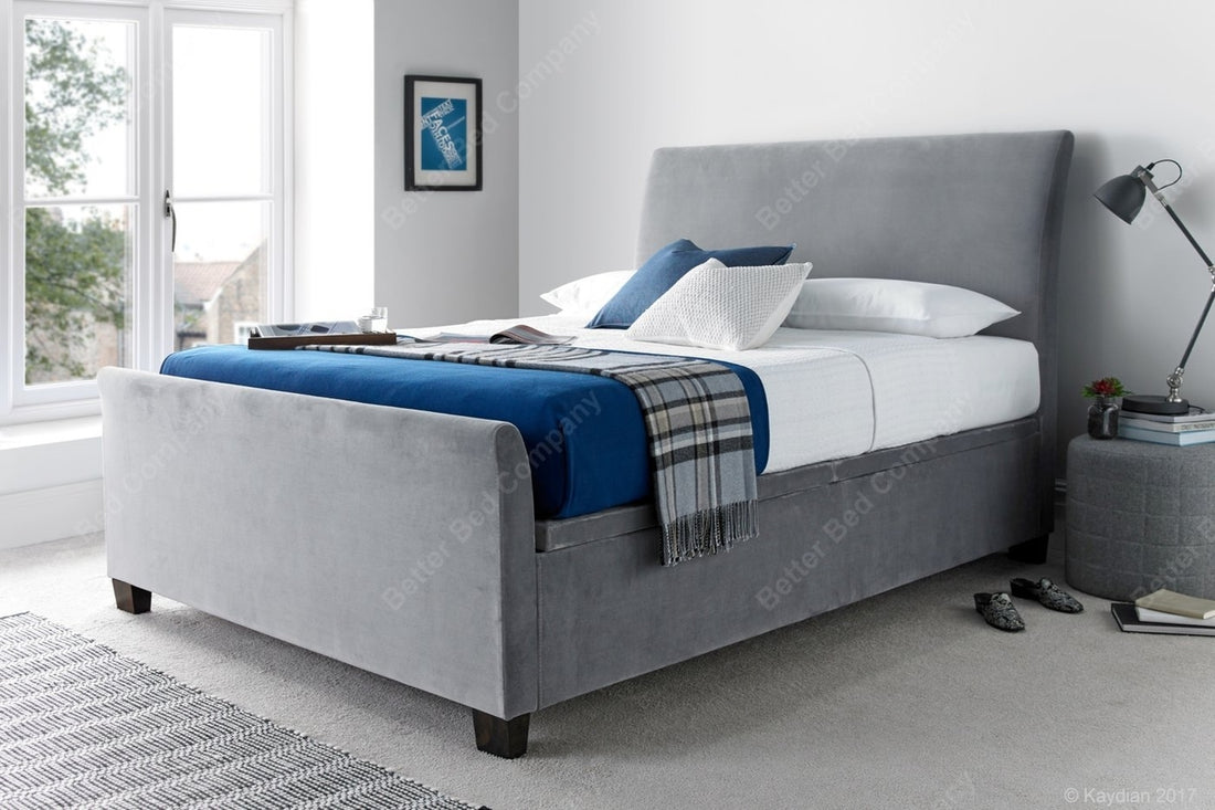 Single Ottoman Bed With Sprung Mattress Main