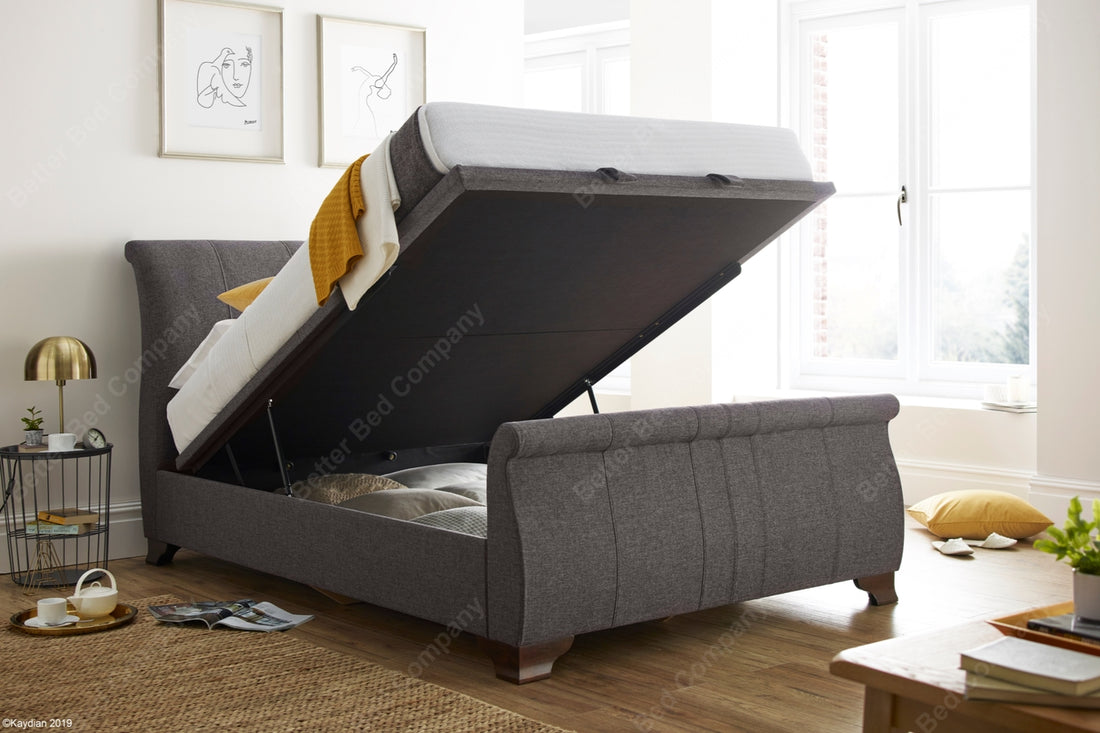 Why Buy Grey Small Double Ottoman Beds