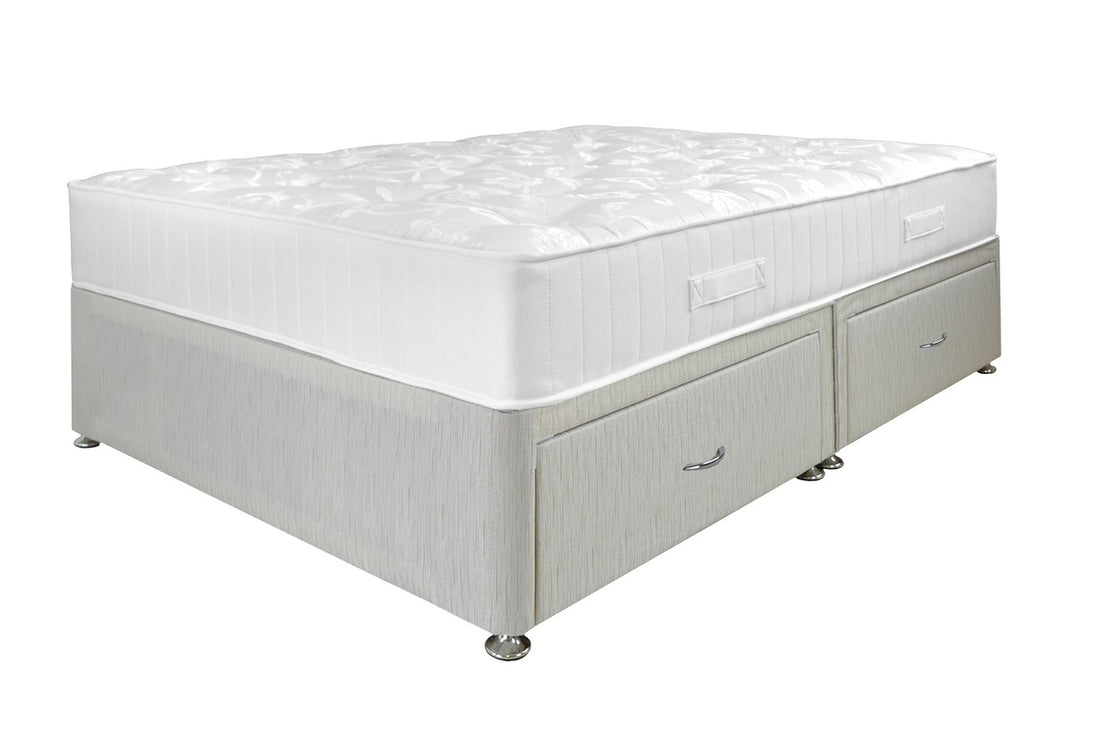 Double Bed With Sprung Mattress 