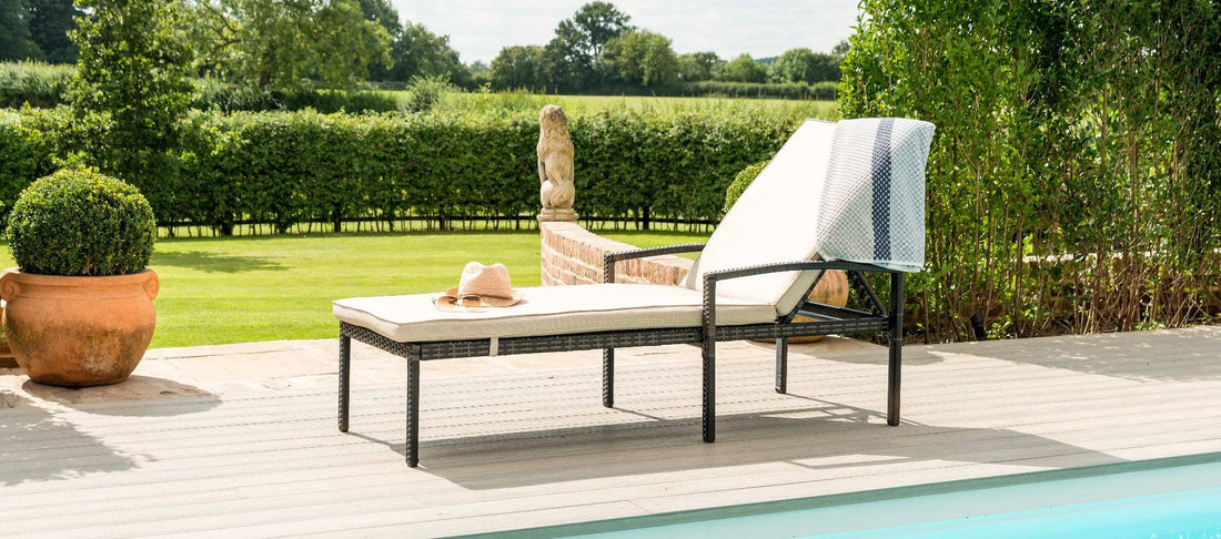 Maze Rattan Sunloungers For The Garden-Better Bed Company 