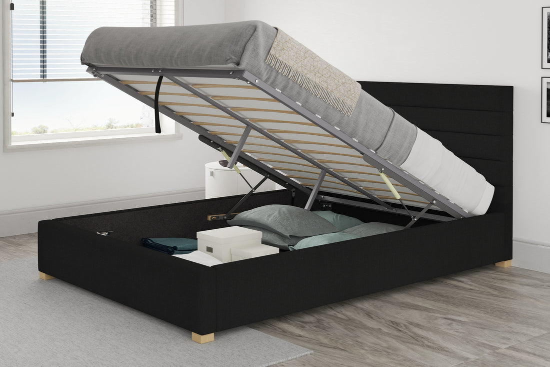 Small Double Ottoman Beds With Pocket Spring Mattresses-Better Bed Company 