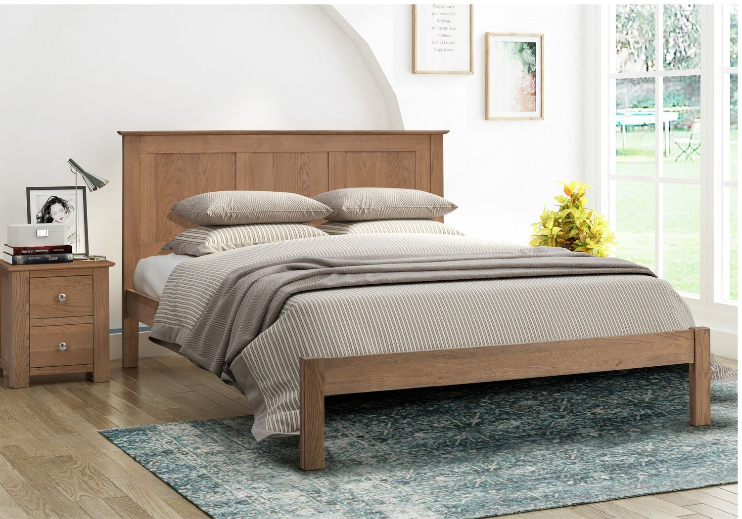 Double Wooden Beds