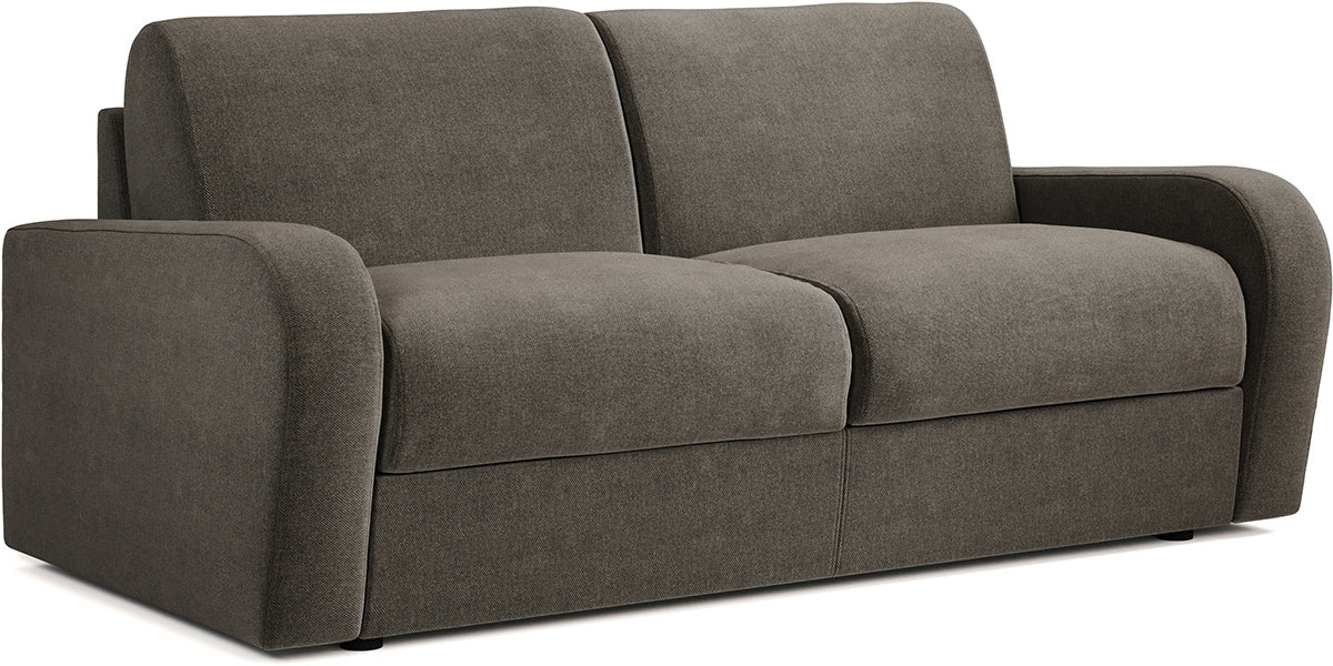 Jay-Be Deco 3 Seater Sofa Bed with Deep e-Sprung™ Mattress BrushedTwill-Pewter-Better Bed Company