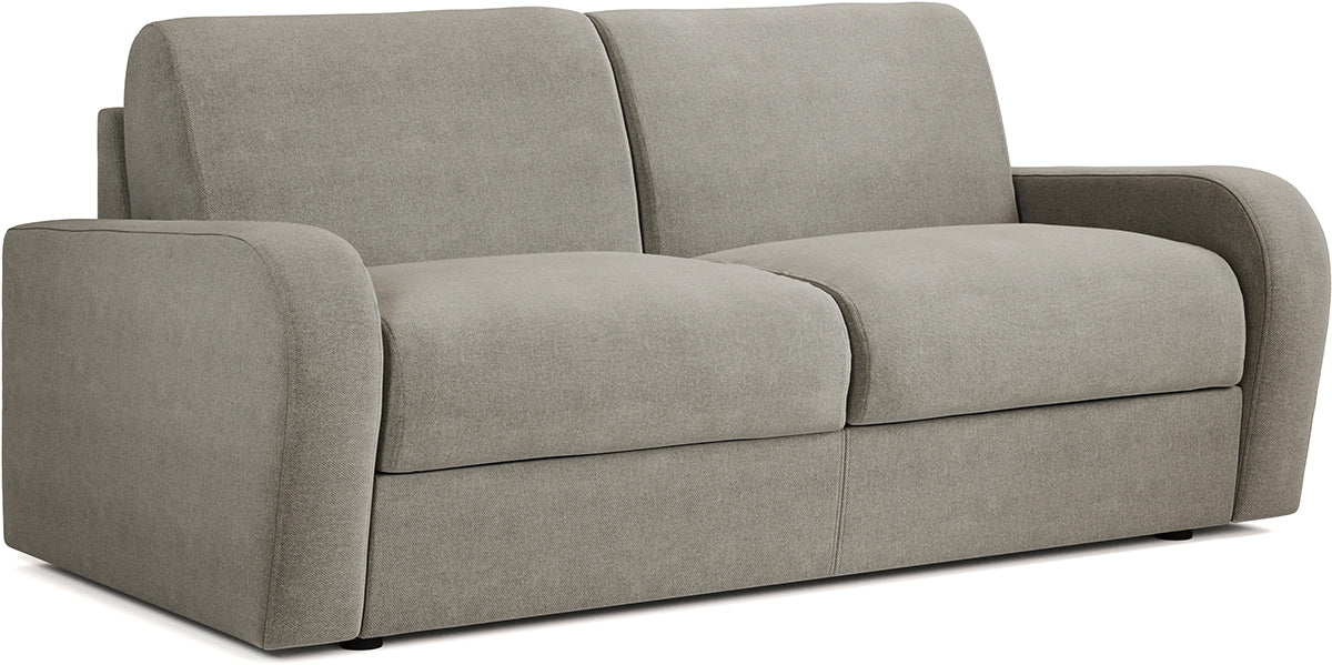Jay-Be Deco 3 Seater Sofa Bed with Deep e-Sprung™ Mattress BrushedTwill-Smoke-Better Bed Company