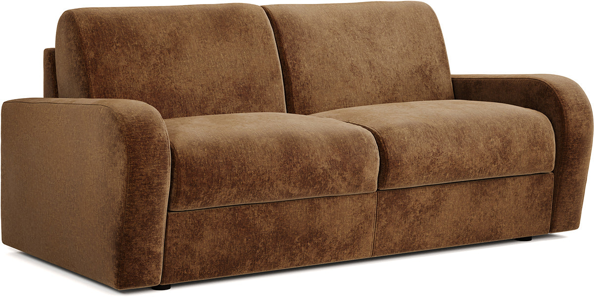 Jay-Be Deco 3 Seater Sofa Bed with Deep e-Sprung™ Mattress CosyChenille-Cork-Better Bed Company