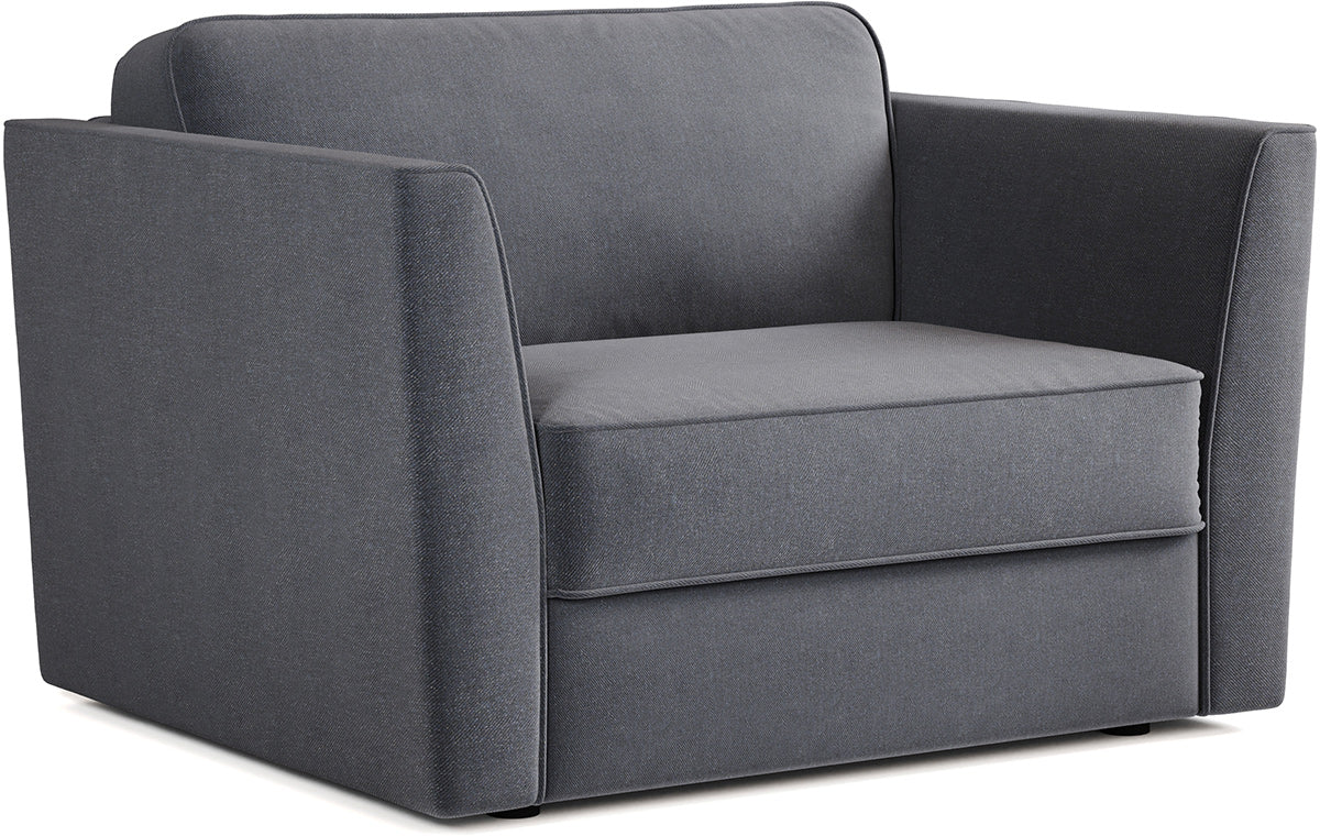 Jay-Be Elegance Snuggler with Deep e-Sprung™ Mattress BrushedTwill-Admiral-Better Bed Company