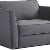 Jay-Be Elegance Snuggler with Deep e-Sprung™ Mattress BrushedTwill-Admiral-Better Bed Company