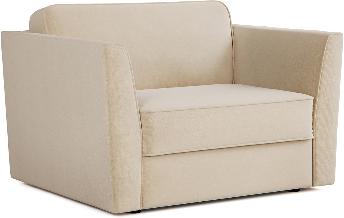 Jay-Be Elegance Snuggler with Deep e-Sprung™ Mattress BrushedTwill-Linen-Better Bed Company