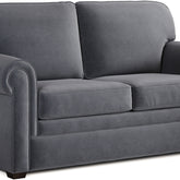 Jay-Be Heritage 2 Seater Sofa Bed with e-Pocket Mattress BrushedTwill-Admiral-Better Bed Company