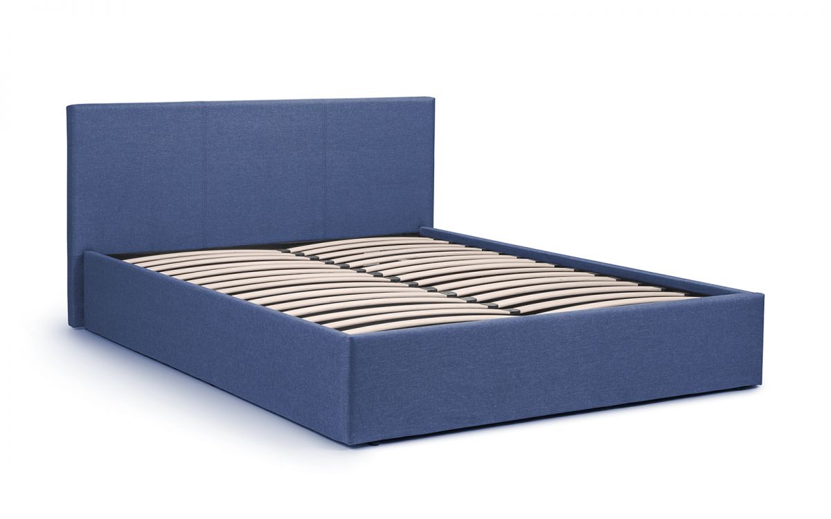 Julian Bowen Rialto Lift up Storage Bed Frame Blue Slats On Show-Better Bed Company