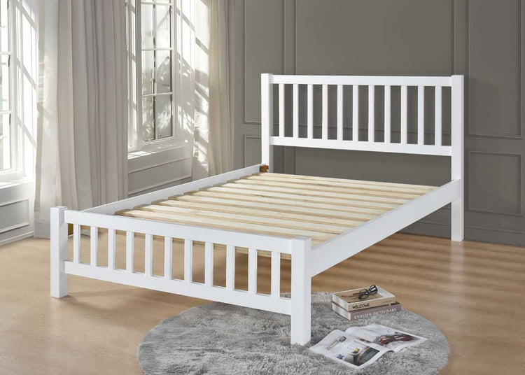 Benjamin Wooden Bed Frame-White-Better Bed Company