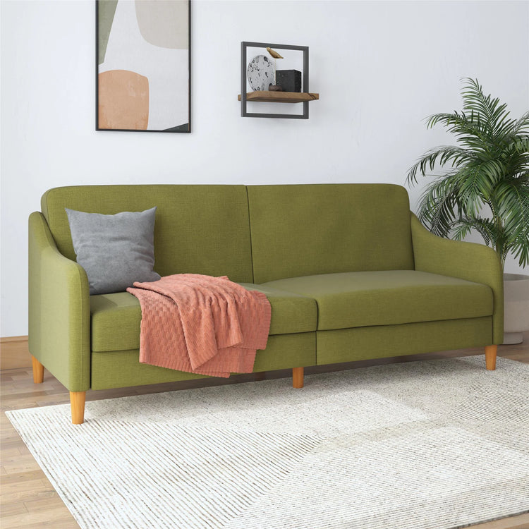 Dorel Home Jasper Sprung Sofa Bed Green-Better Bed Company
