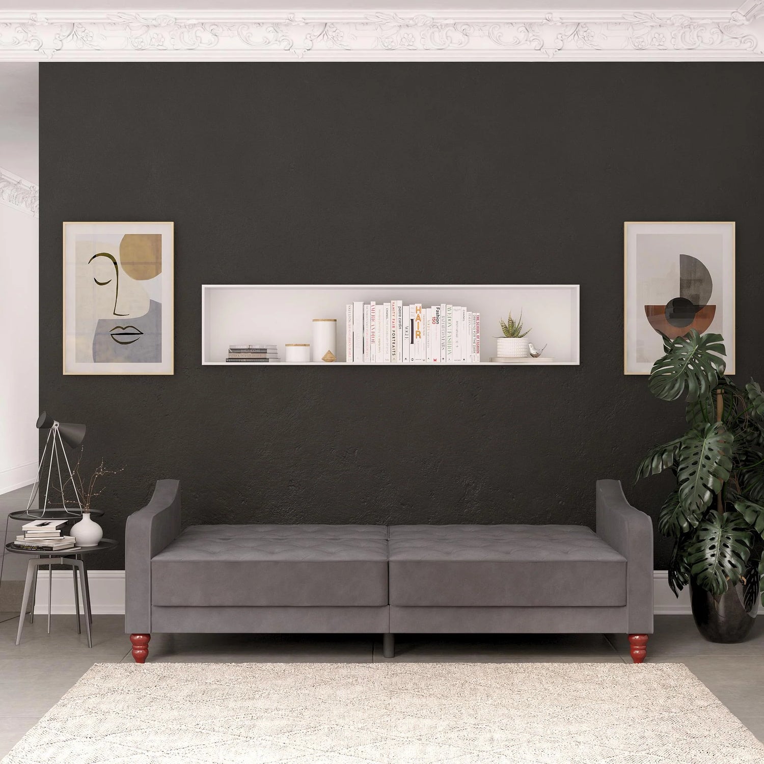 Vintage tufted sofa discount