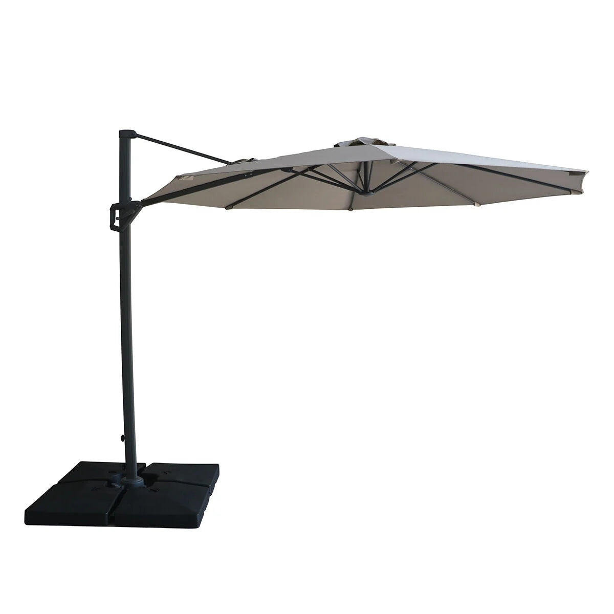 Maze Helios 3m Round Rotating Cantilever Parasol Beige-Better Bed Company