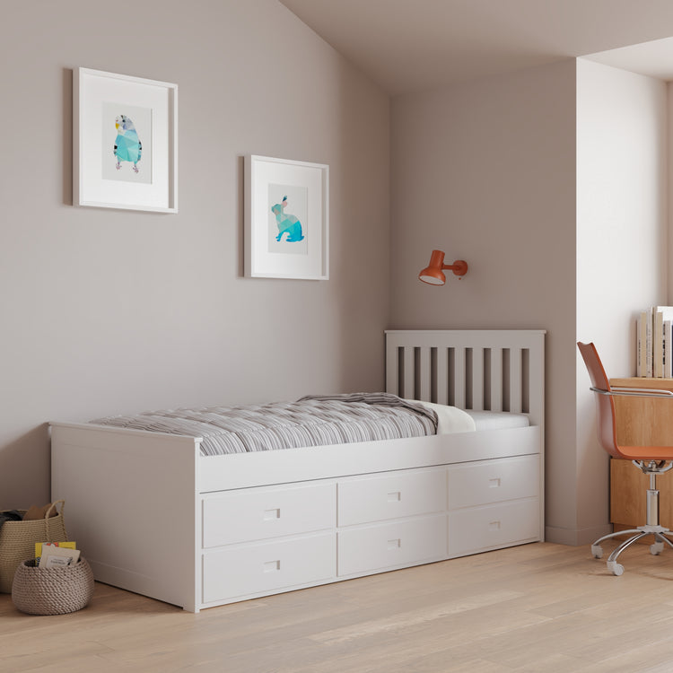 Bedmaster Nova Wooden 6 Drawer Storage Bed-Better Bed Company