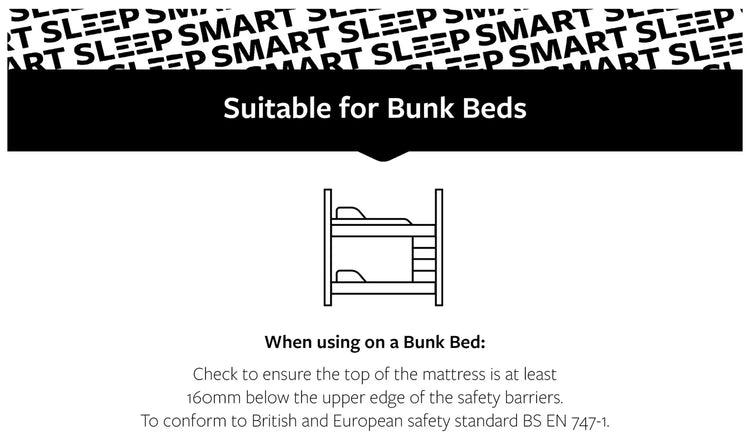 Jay-Be® Bunk e-Pocket™ Eco-Friendly Children’s Mattress Safety-Better Bed Company