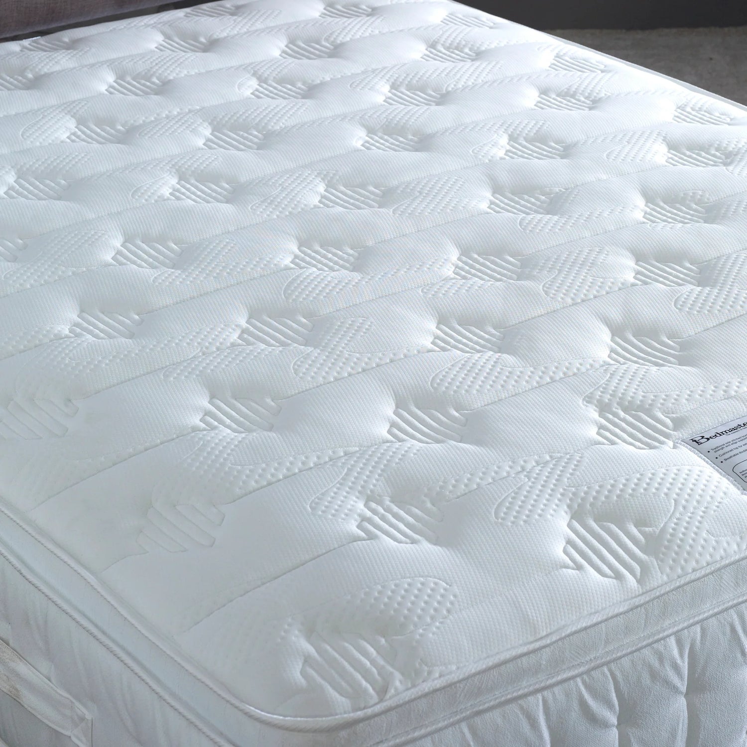 Bedmaster Anti Bed Bug Divan Bed Mattress Closeup-Better Bed Company