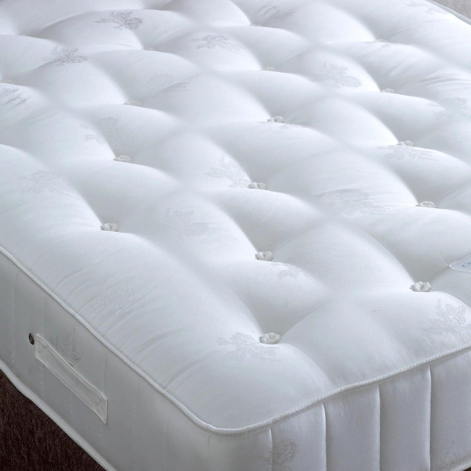 Bedmaster Crystal 1400 Mattress Upholstery Close Up-Better Bed Company