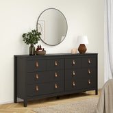 Furniture To Go Barcelona Double Dresser 4+4 Drawers-Better Bed Company