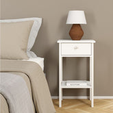 Furniture To Go Madrid Bedside Table with 1 Drawer-Better Bed Company