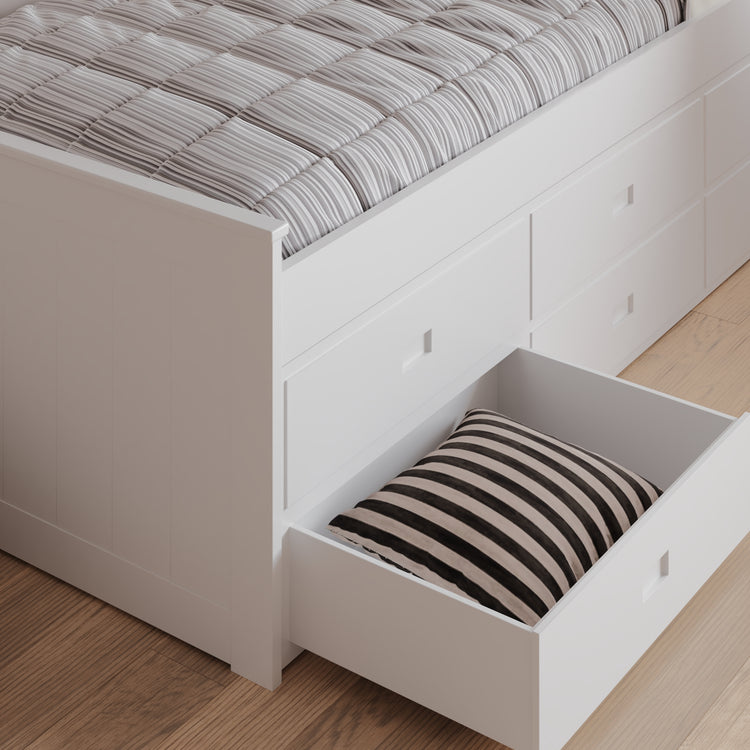 Bedmaster Nova Wooden 6 Drawer Storage Bed Inside Drawer-Better Bed Company
