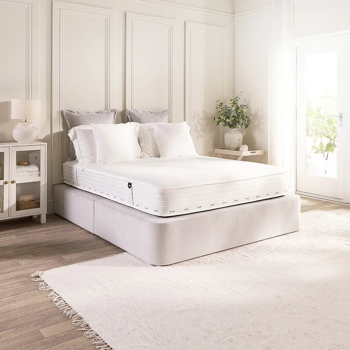 Jay-Be Pure Anti-Allergy Pocket Sprung Mattress With Bed In Bedroom-Better Bed Company