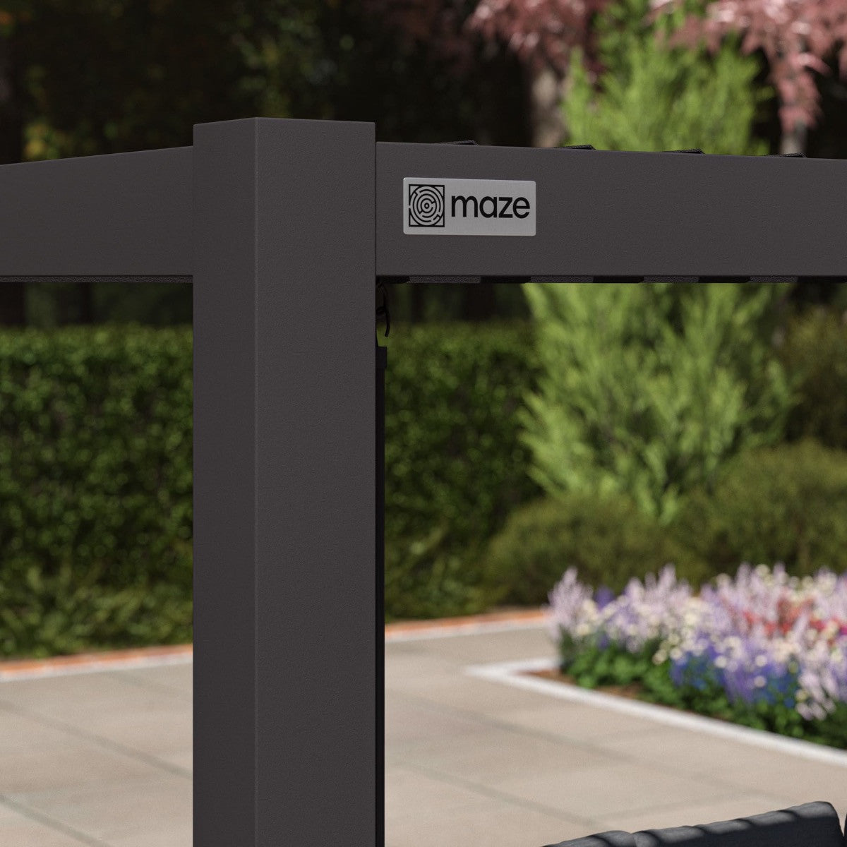 Maze Como Pergola Aluminium Rectangular 30x40 - Frame Only Maze Badge-Better Bed Company