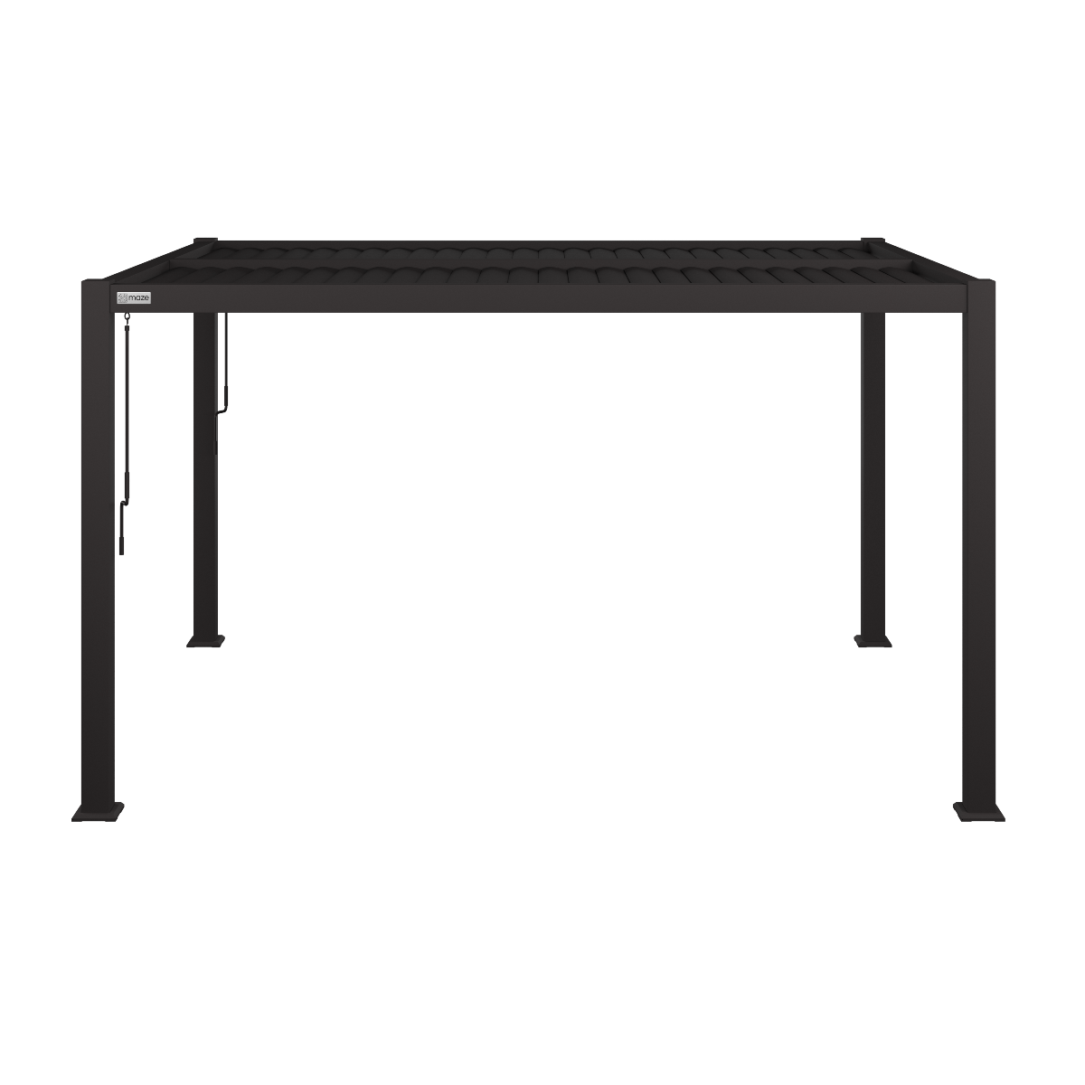 Maze Como Pergola Aluminium Rectangular 30x40 - Frame Only From Top-Better Bed Company