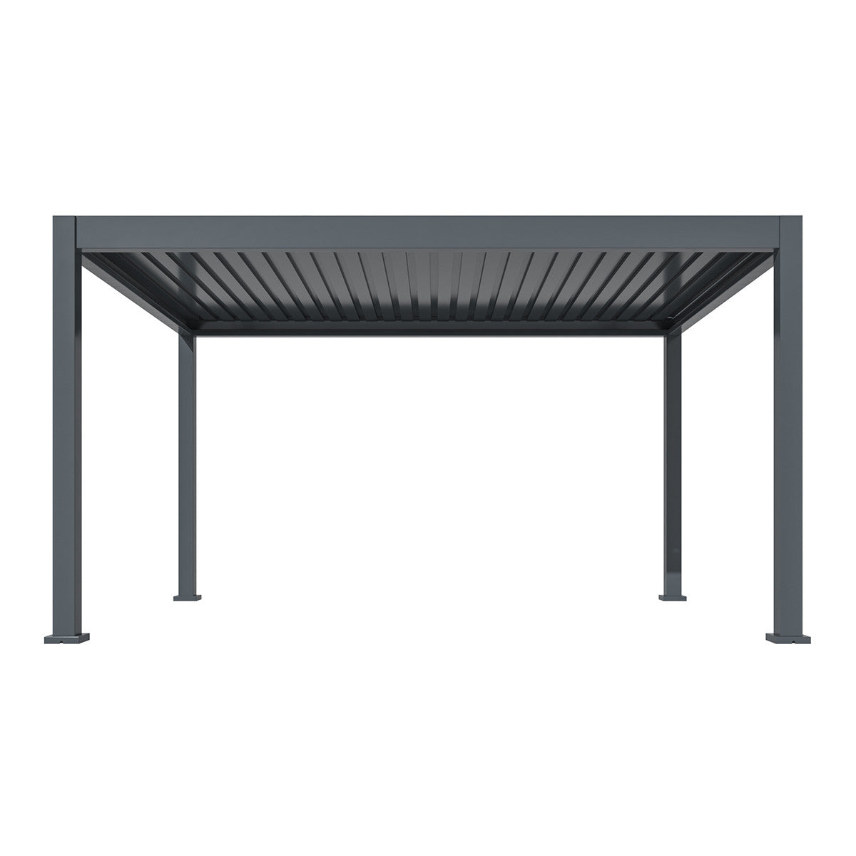 Maze Eden Pergola Aluminium Rectangular 3Mx4M From Below-Better Bed Company