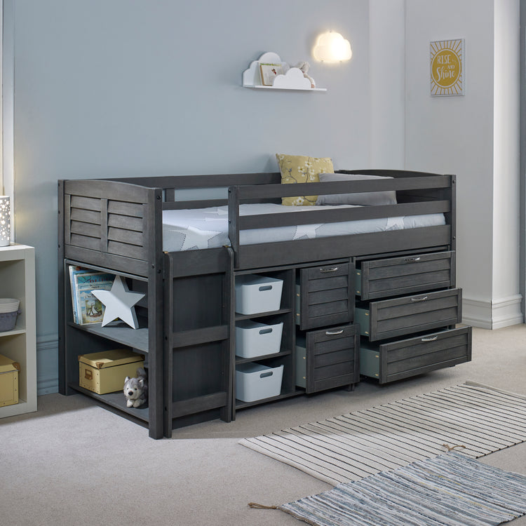 Better Zulu Mid Sleeper Drawers Open-Better Bed Company