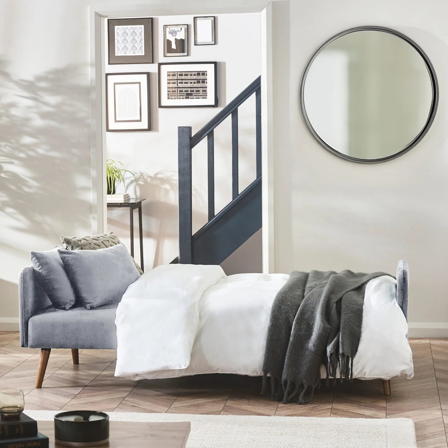 Julian Bowen Andi Sofabed Grey Folded Down-Better Bed Company