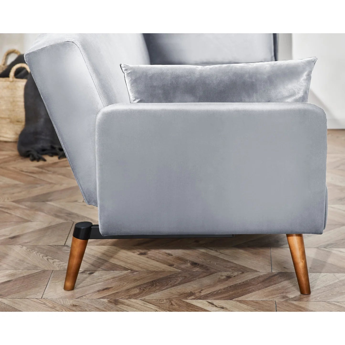 Julian Bowen Andi Sofabed Grey From Side-Better Bed Company