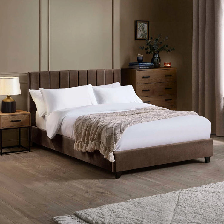 Julian Bowen Aylen Bed Brown-Better Bed Company