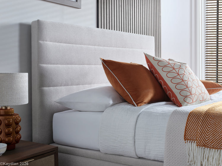 Kaydian Appleby Maskat Clay Ottoman Bed Headend-Better Bed Company