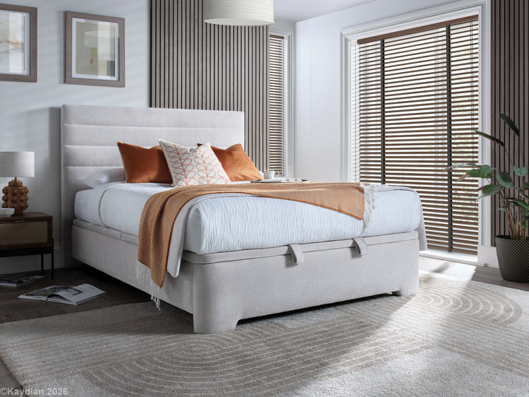 Kaydian Appleby Maskat Clay Ottoman Bed-Better Bed Company