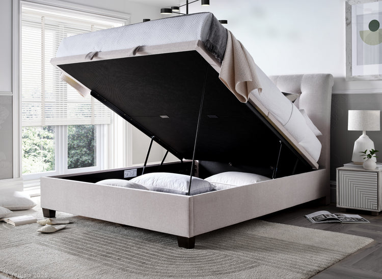 Kaydian Ashbrooke Masket Clay Ottoman Bed-OSB-Better Bed Company