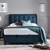 Kaydian Ashbrooke Vogue Blue Ottoman Bed-Better Bed Company