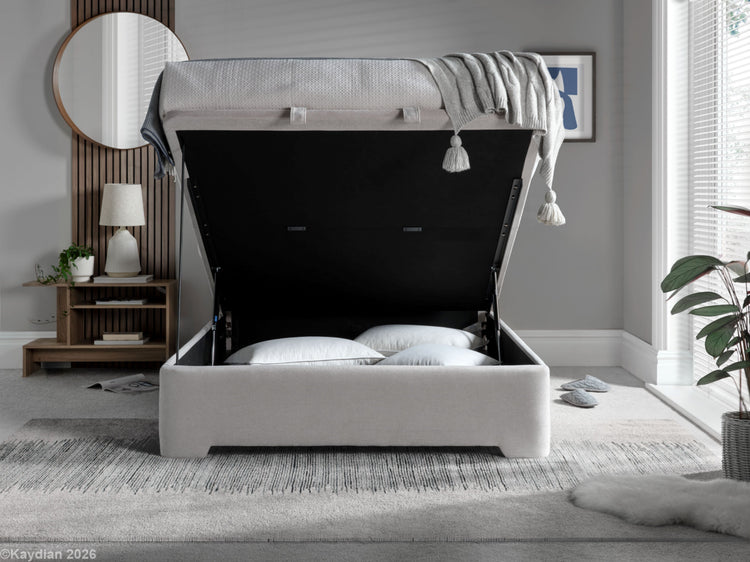 Kaydian Ashgrove Maskat Clay Ottoman Bed-Better Bed Company