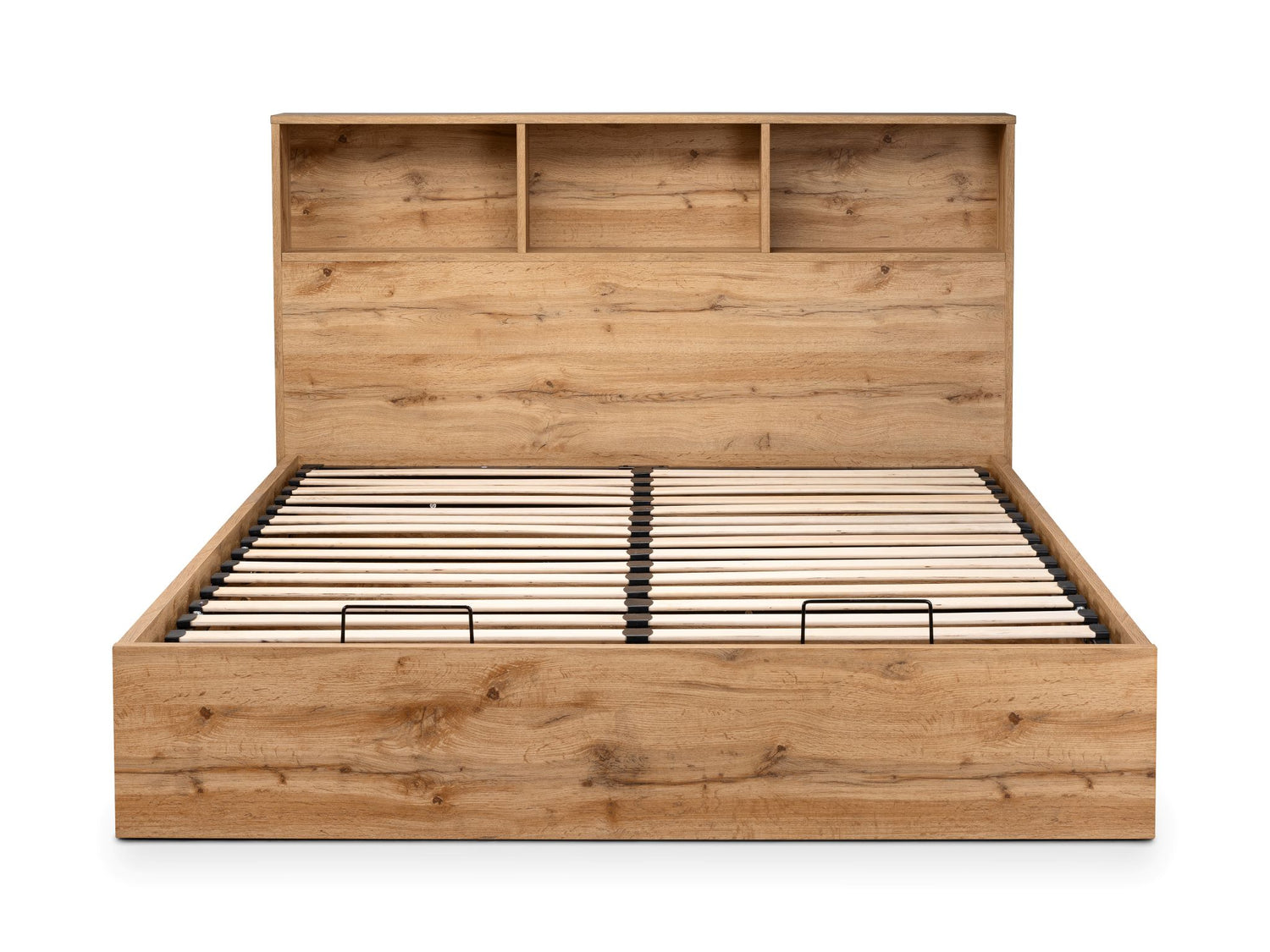 Julian Bowen Bali Bookcase Ottoman Bed From Front-Better Bed Company