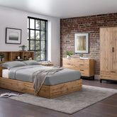 Julian Bowen Bali Bookcase Ottoman Bed-Better Bed Company