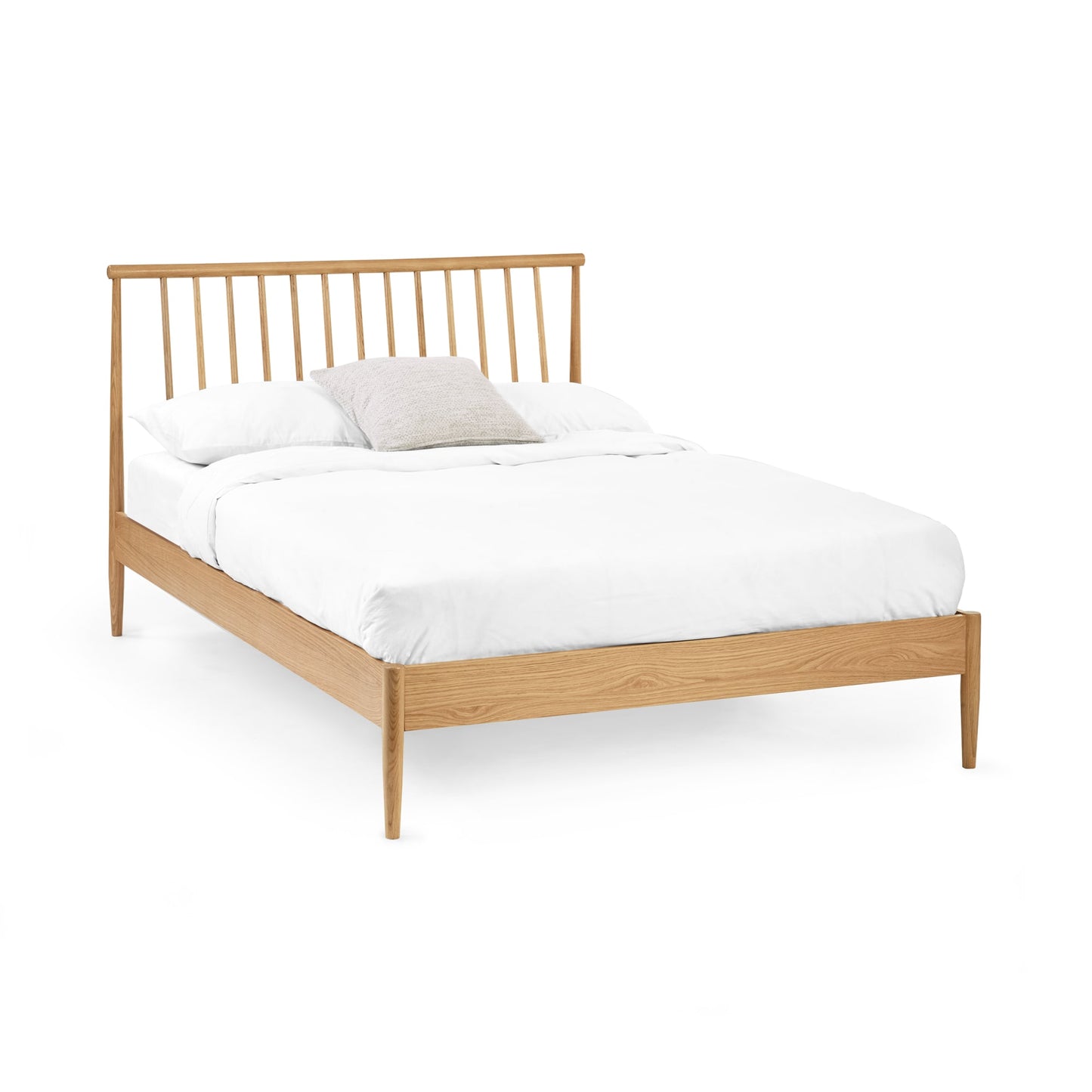 Julian Bowen Belton Spindle Bed Frame-Oak-Better Bed Company